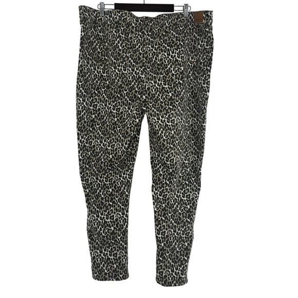 American Eagle Next Level Stretch Skinny Jeans Leopard Print Womens 24 Regular - Picture 2 of 7